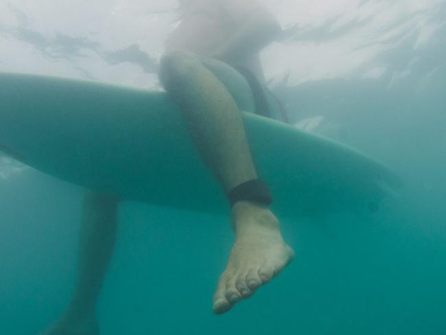 Sharkbanz, a new shark-repellent technology that comes in the form of a wristband and promises to repel shark by using special magnetic technology. Picture: Sharkbanz