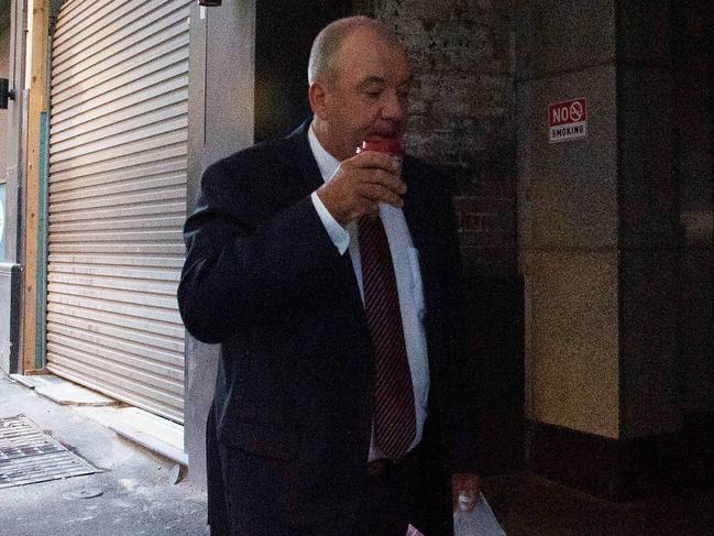 Daryl Maguire arrives at ICAC on Thursday. Picture: Bianca De Marchi/NCA NewsWire