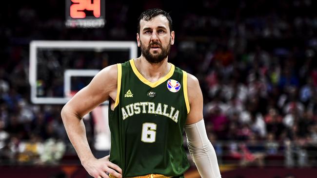 Andrew Bogut has copped plenty of heat from people in China over a tweet he made about swimmer Sun Yang. Picture: Getty Images