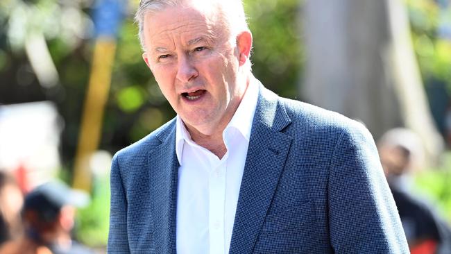 Labor leader Anthony Albanese will have to stare down critics. Picture: NCA NewsWire / Jeremy Piper