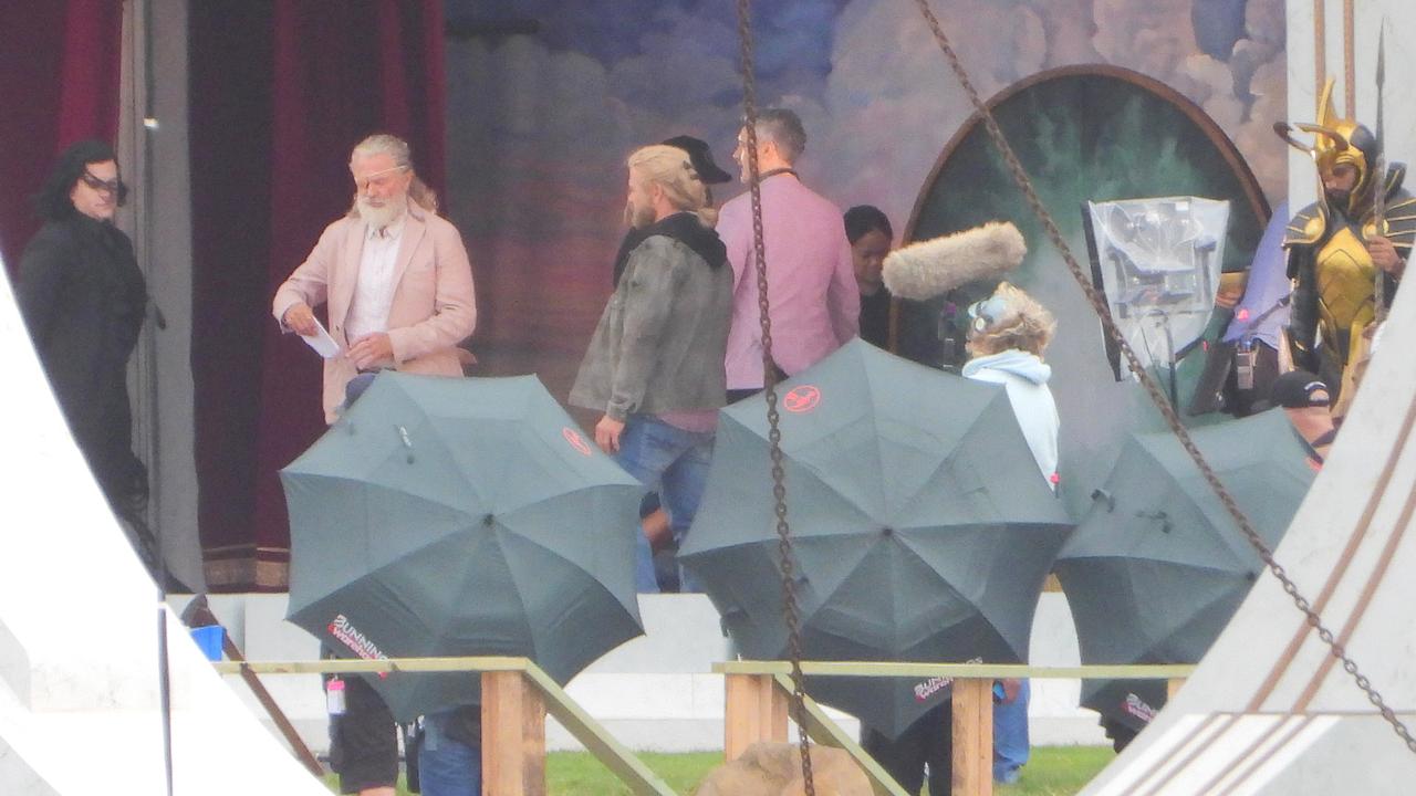 That’s another three Bunnings umbrellas – where does that put our count at? Picture: John Grainger