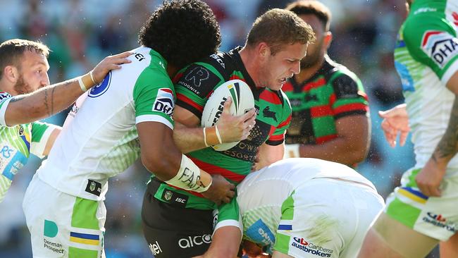 George Burgess couldn’t get the Rabbitohs on the front foot.