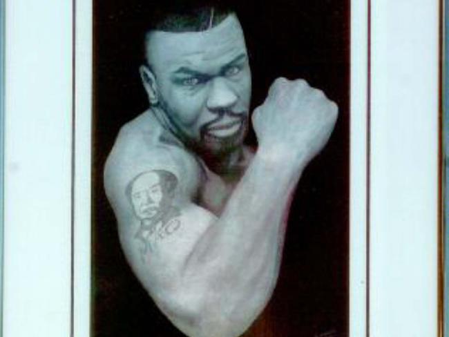 Brenden Abbott painted Mike Tyson.