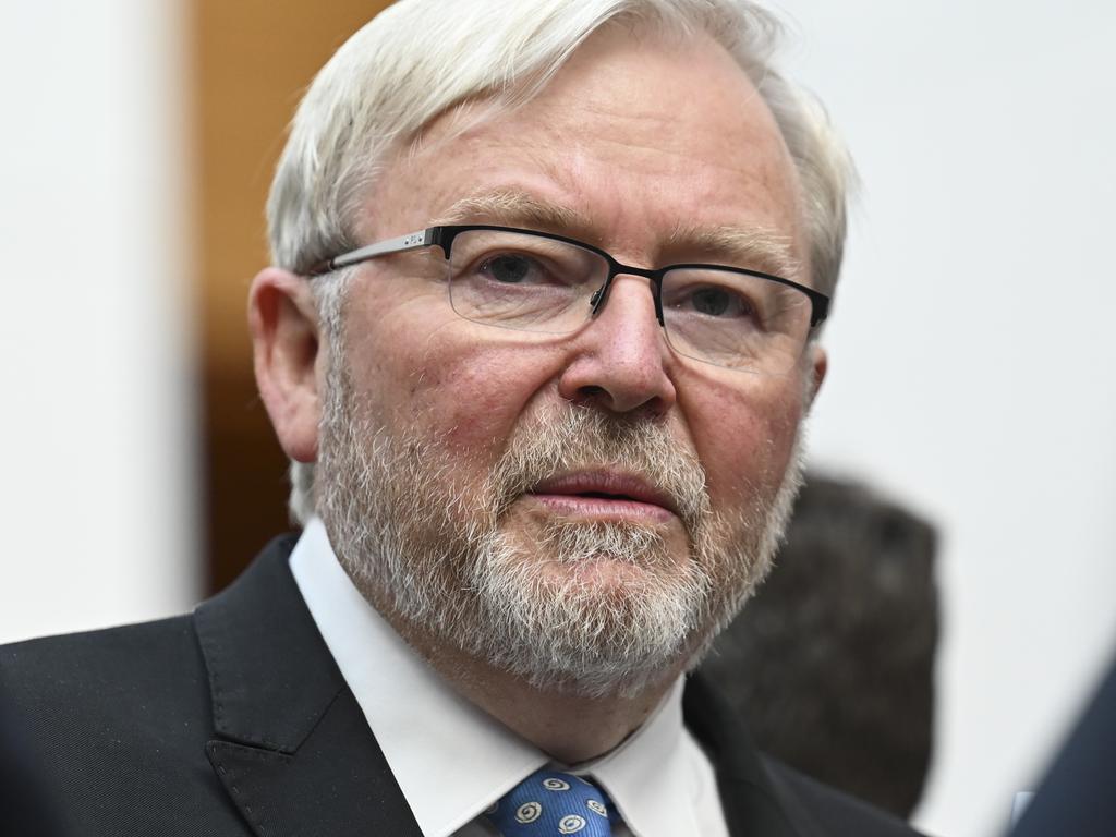 US ambassador Kevin Rudd has previously described Mr Trump as ‘nuts’ and a ‘traitor to the west’. Picture: NCA NewsWire/Martin Ollman