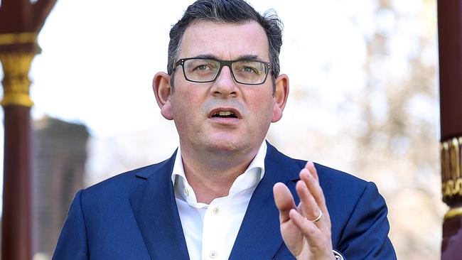 Pressure is mounting on Daniel Andrews to reveal how and when Melbourne will be freed from lockdown. Picture: NCA NewsWire / Ian Currie