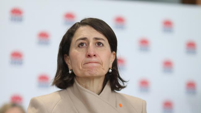 NSW Premier Gladys Berejiklian’s request for Pfizer doses from other states was knocked back. Picture: Christian Gilles/NCA NewsWire