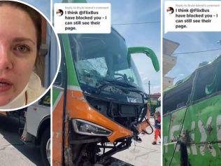 Aussie woman Sinead Curry was caught up in a fatal bus crash in Italy. Pictures: TikTok