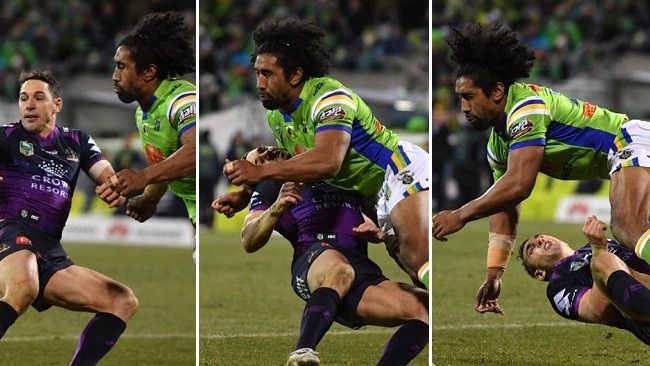 Sia Soliola has been sent straight to the NRL judiciary for his shot on Billy Slater.