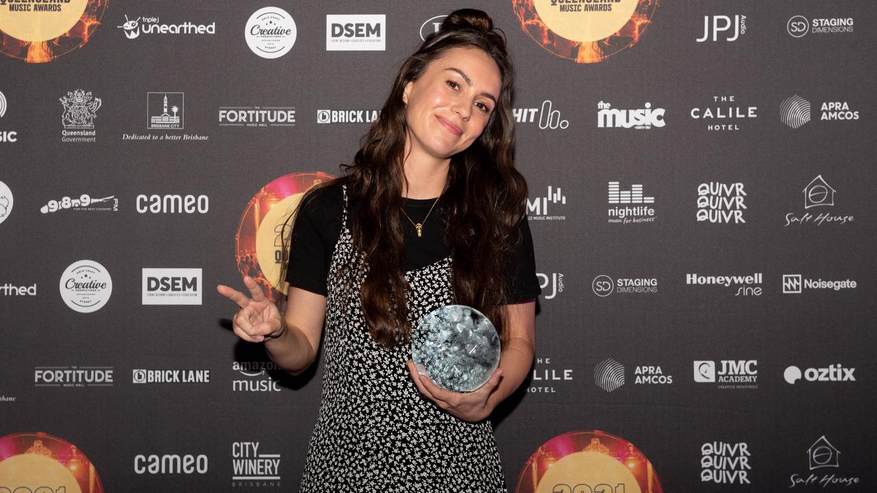 Amy Shark at the Queensland Music Awards