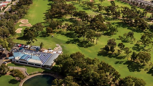 An aerial view of the Regency Park Community Golf Course. Picture: Supplied