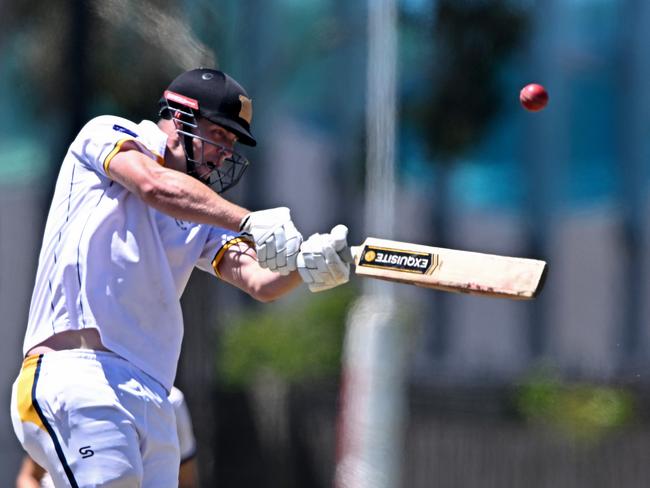 Doutta StarsÃ Tim Moses during the VTCA: Altona North v Doutta Stars cricket match in Altona North, Saturday, Nov. 18, 2023. Picture: Andy Brownbill