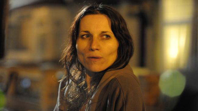 Kate Fleetwood in a scene from <i>London Road</i>.