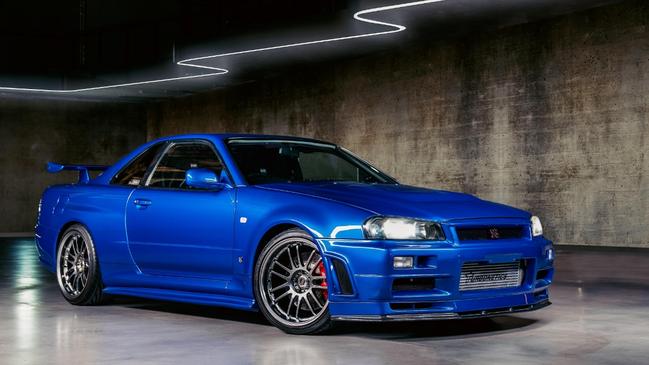 Nicholas Sevdalis split his Nissan Skyline in two when he crashed. Picture: Generic