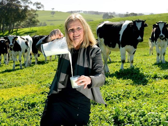 Owner of Paris Creek, Ulli Spranz, at her property near Meadows. 