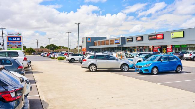 There are six specialty shops along with anchor tenants Aldi and Cheap As Chips.