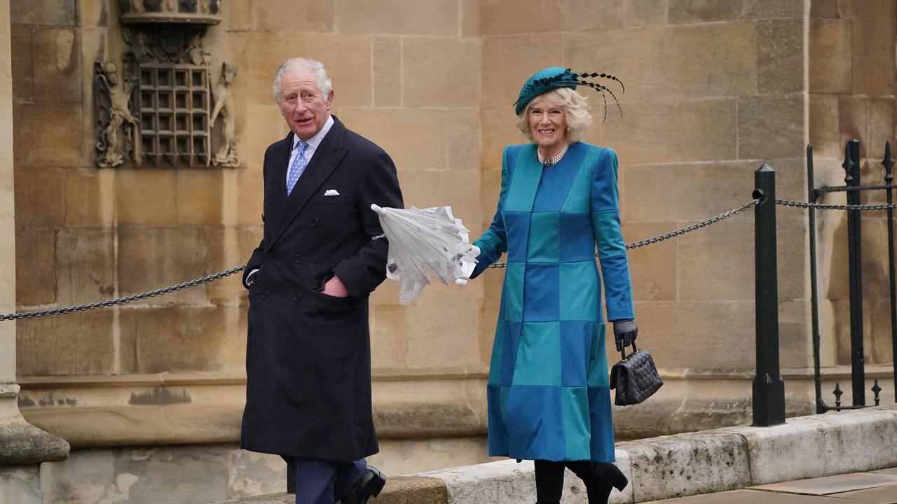 Prince Charles and Camilla are celebrating Christmas with the Queen at Windsor Castle today. Photo by Jonathan Brady / POOL / AFP