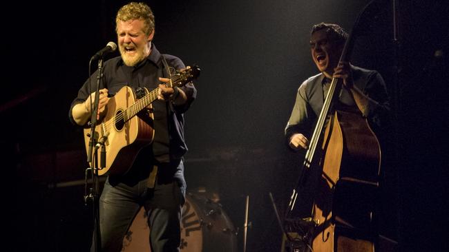 Glen Hansard and Joy Byrne performing at the Sydney Opera House in 2016. Picture: Ken Leanfore