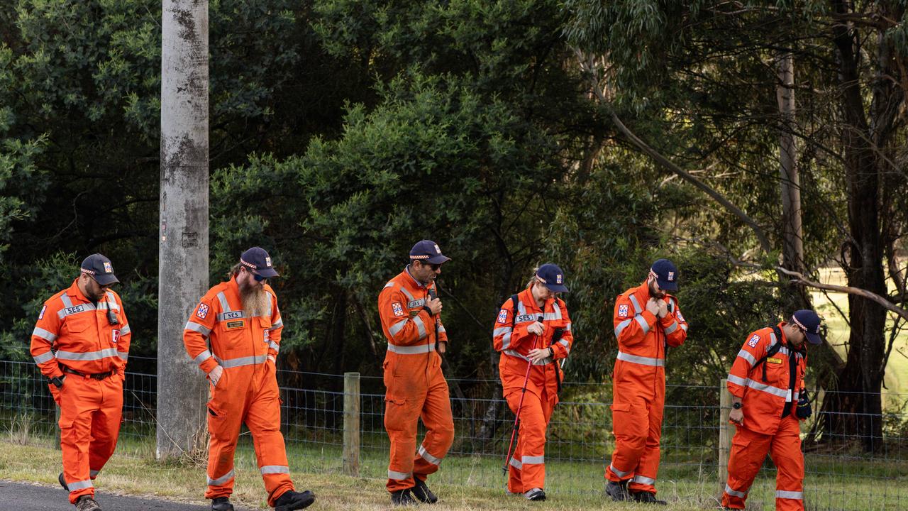 A large-scale search is underway for a Ballarat East woman who has been missing since early Sunday morning. Picture: NCA NewsWire / Diego Fedele