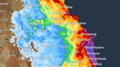 South East Queensland is on flood watch with falls over 100mm expected early next week.