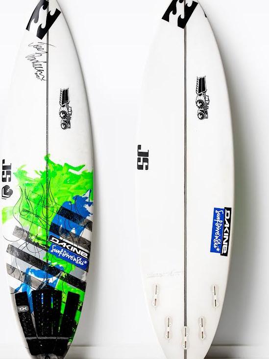 Joel Parkinson signed surfboard sold for $9300 to raise funds for Matt Fydler. Picture: Supplied