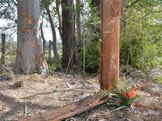 THE speed limit is 100kmh along the narrow bitumen strip which constitutes Old Maryborough Rd, about 10km out of Gympie, where a Nambour district man lost his life on Sunday about 1pm.Photo Patrick Woods / Gympie Times. Picture: Patrick Woods