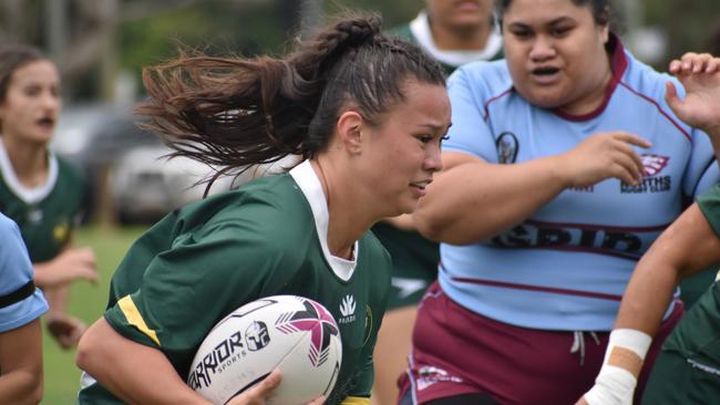Premier Womens rugby between Wests and Norths. Saturday April 1, 2023. Picture: Nick Tucker.