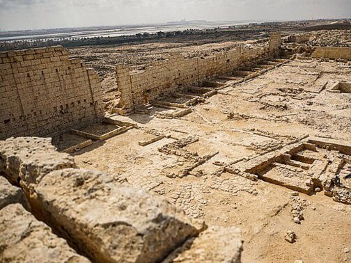 The 2,000 year old burial site features a number of tombs cut into rock