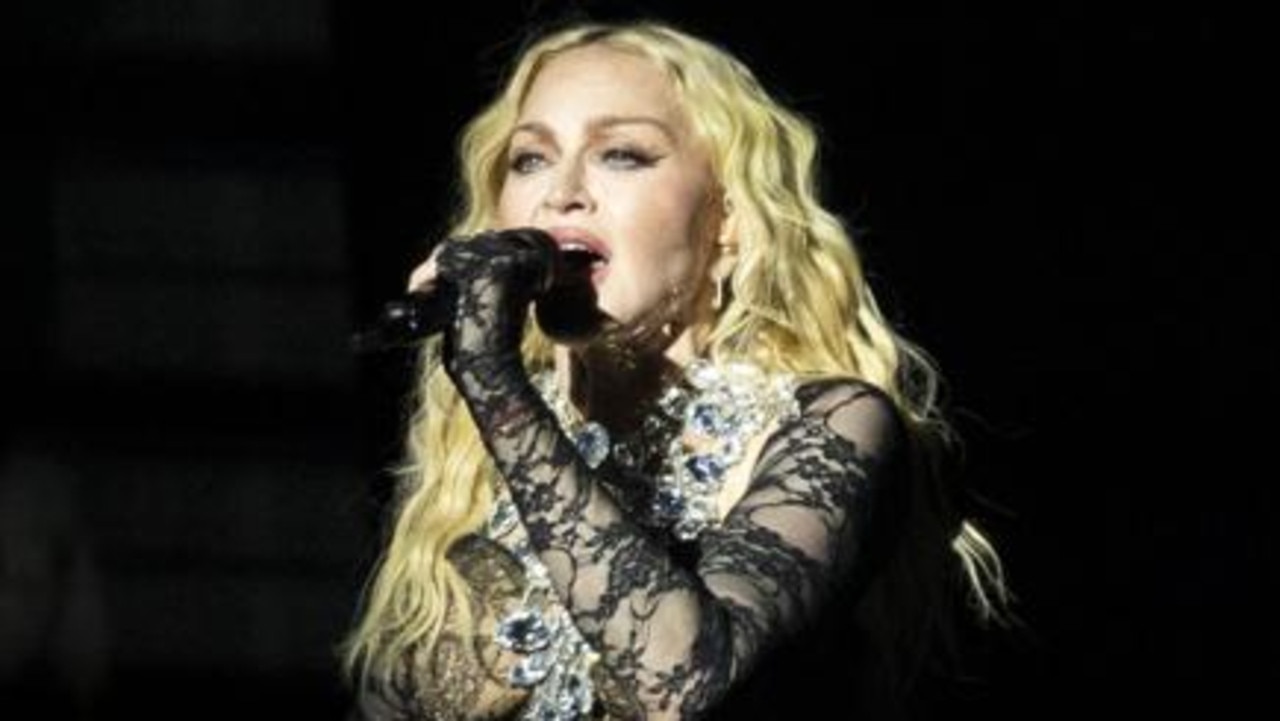 Madonna performs on the first night of her 'Celebration Tour' at London's O2 Arena. Picture by: SplashNews.com