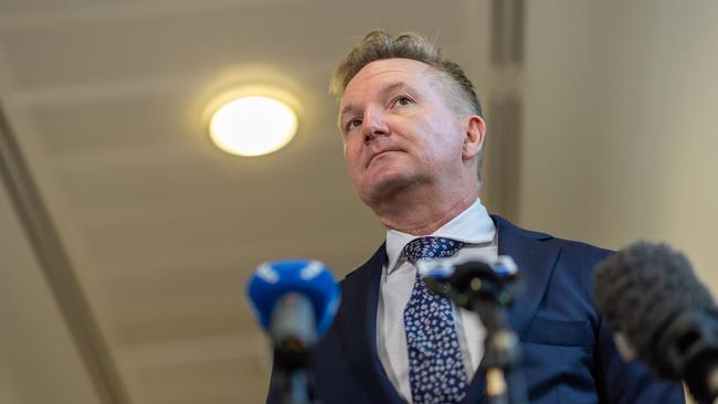 The more we invest in renewables and the higher our power prices soar, the more Chris Bowen tells us renewable energy is cheapest, writes Chris Kenny. Picture: NCA NewsWire / Gary Ramage