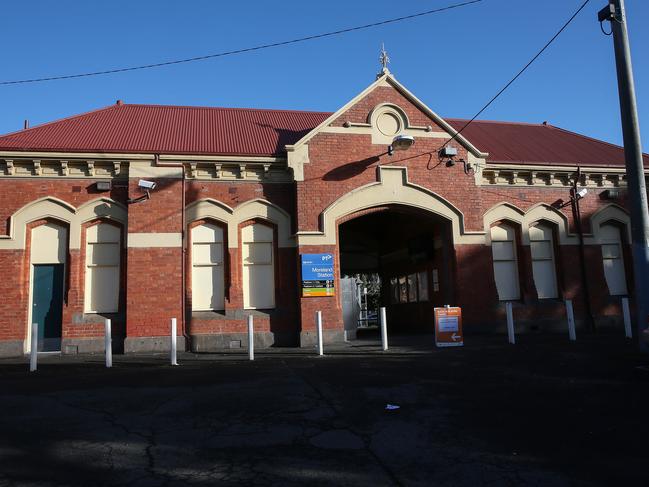 The heritage-listed Moreland station. Picture: George Salpigtidis