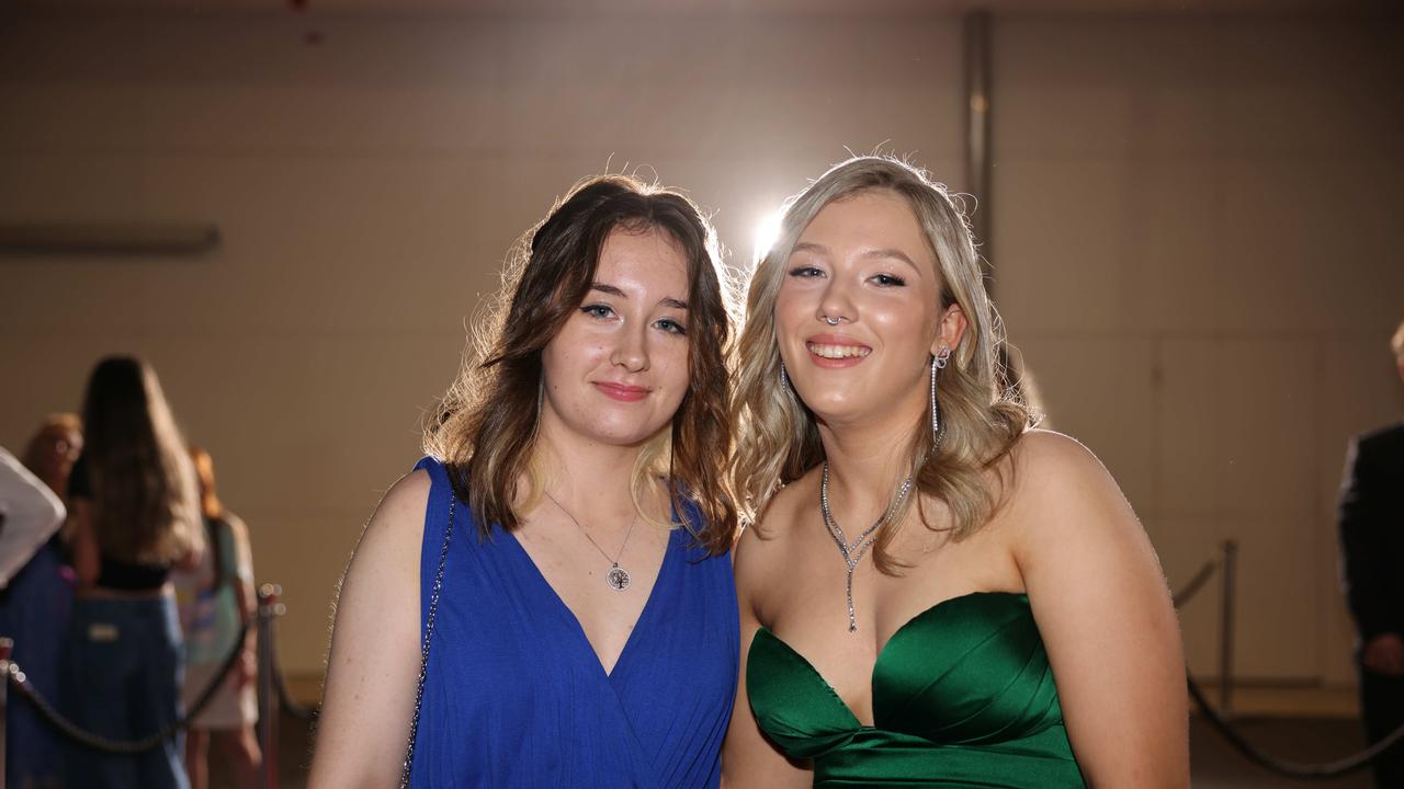 Ciara Glynn and Jayde Erglis at the Varsity College Formal at Seaworld Conference Centre. Picture, Portia Large.