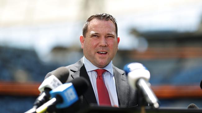 Football Australia CEO James Johnson has confirmed discussions have been had with potential candidates for the Matildas head coach job. (Photo by Matt King/Getty Images)