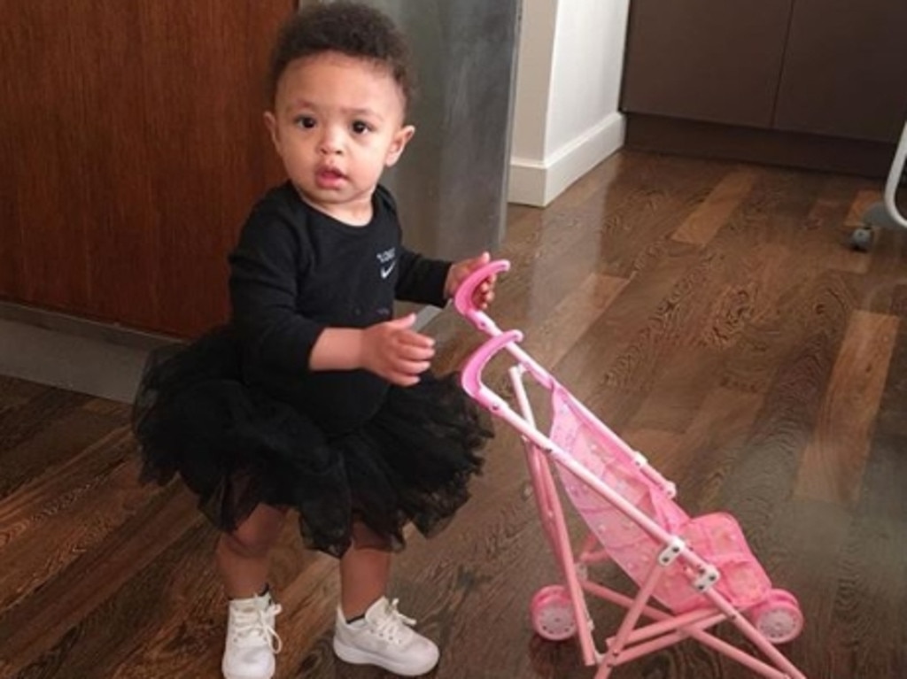 Serena Williams gave birth to Olympia in September 2017. Picture: Instagram