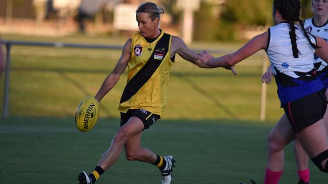 Caloundra Panthers women's player Kelly Woods in action. Picture: Jillo's Sporting Pics