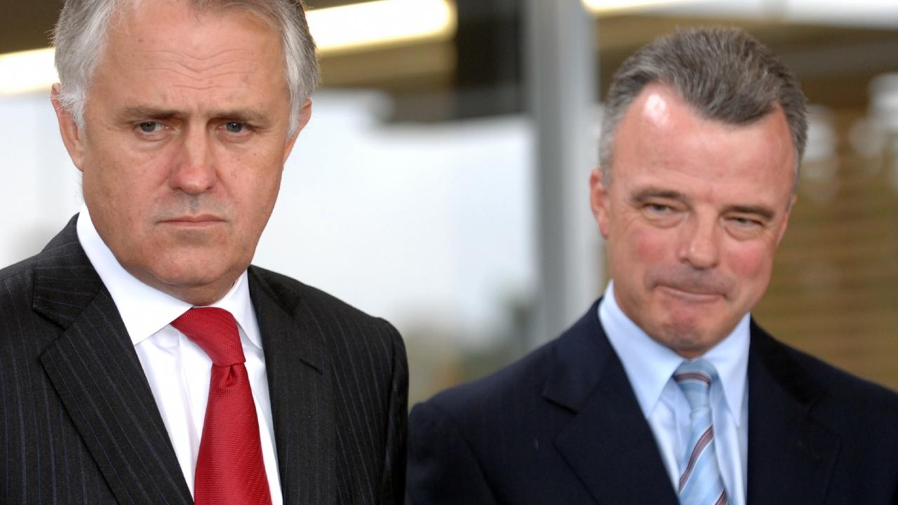 Malcolm Turnbull with Brendan Nelson. Pic: News Corp Australia