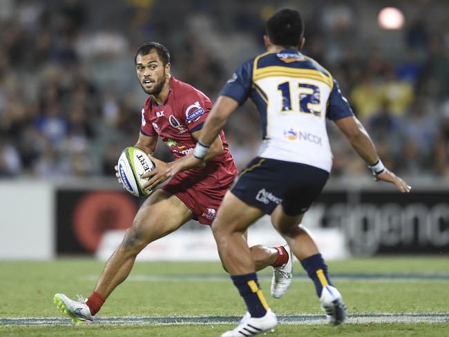 Karmichael Hunt had a difficult outing in what could be his one and only Super Rugby appearance.