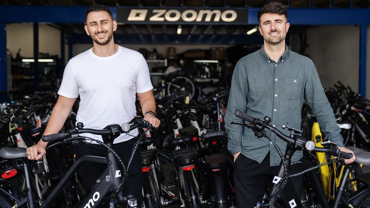 Zoomo co-founders Mina Nada and Michael Johnson have made their second round of job cuts. Picture: Supplied.