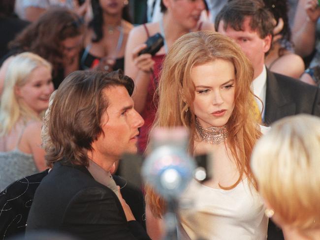 Nicole Kidman and Tom Cruise at the official opening party in 1999.