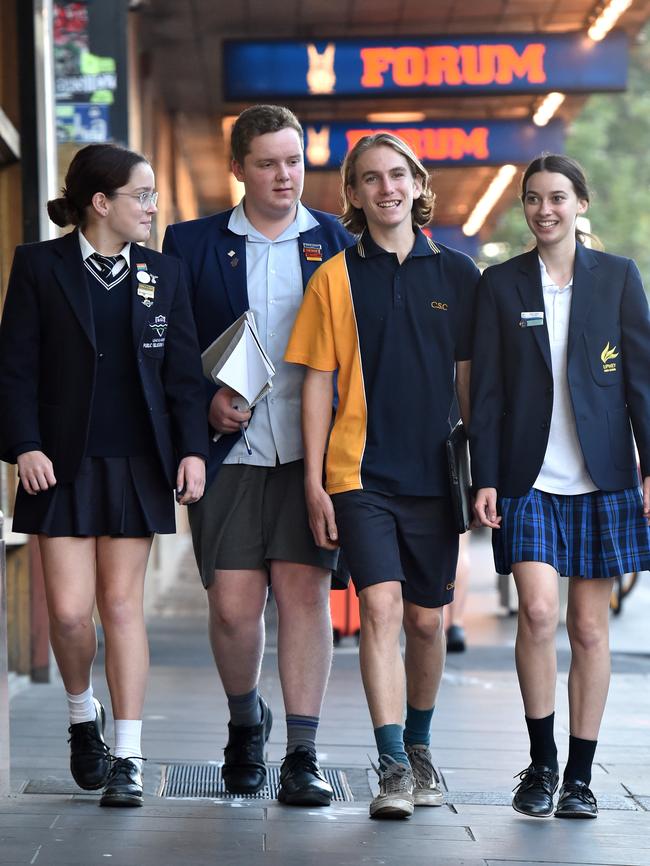 Students will be elected to school council by the end of Term 2. Picture: Jay Town