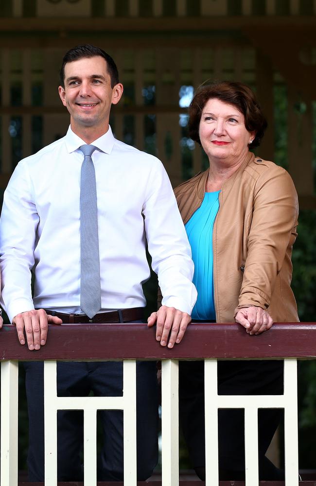 MP Trevor Evans and councillor Vicki Howard.