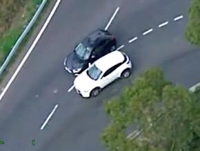 Four teens have been arrested in Sydney today after a pursuit from Sydney’s southwest to Bondi Junction where they were detained. Picture: Supplied