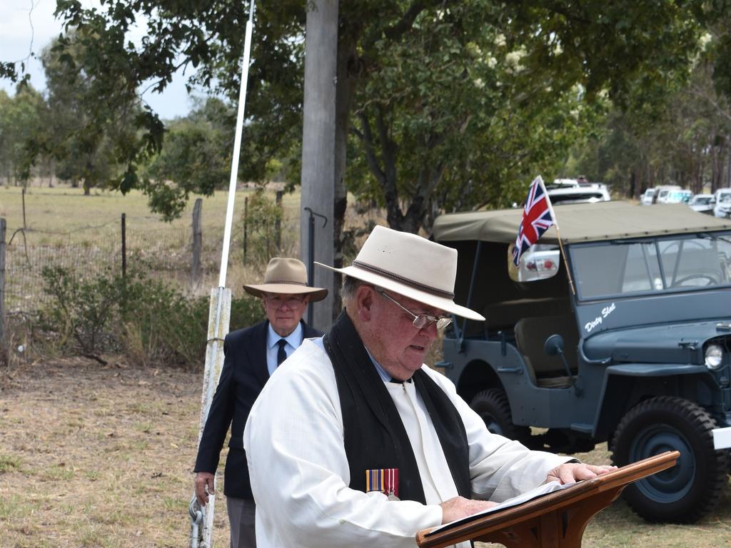 No23 Squadron Chaplain Bob Heathwood led the prayer and benediction