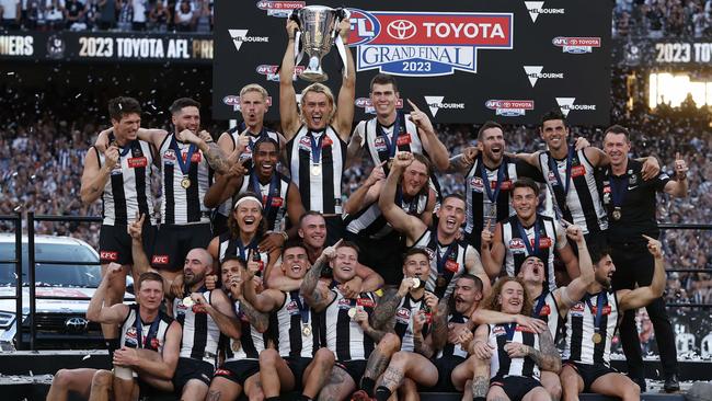 Collingwood will play their first game in western Sydney. Picture: Michael Klein