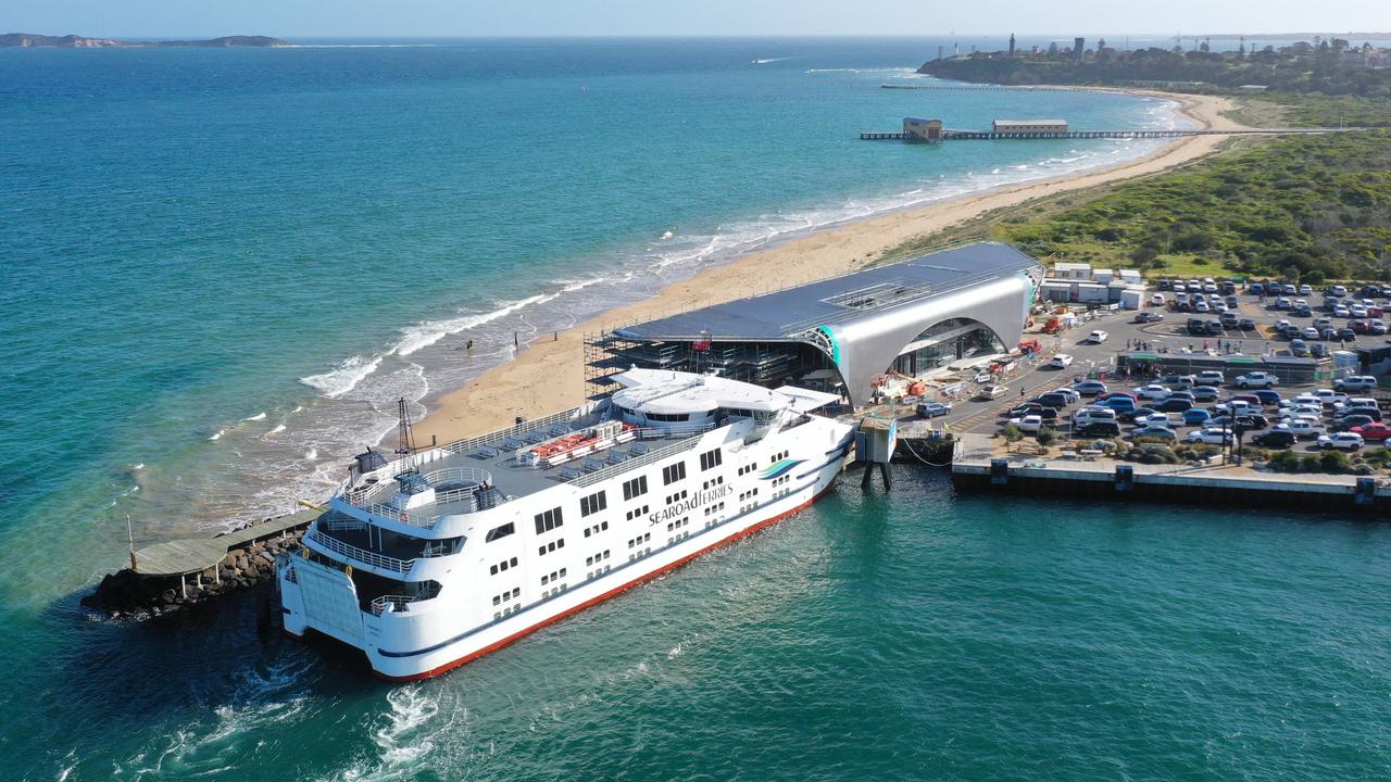 The new Queencsliff ferry terminal. Picture: Alan Barber