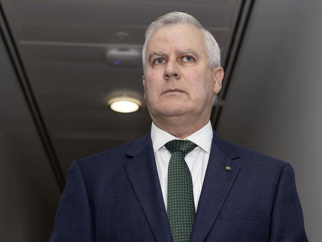 Deputy Prime Minister Michael McCormack in Parliament House Canberra today. Picture: NCA NewsWire/Gary Ramage