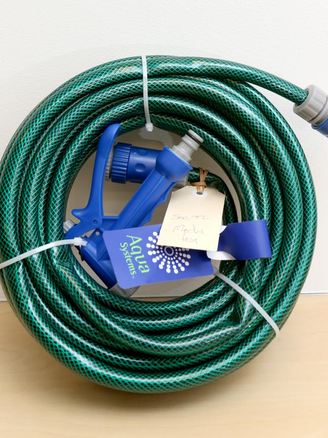 A brand new garden hose. Picture: Steve Pohlner