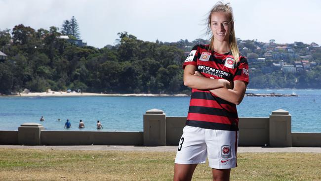 Mosman resident Nikola Orgill plays for the Western Sydney Wanderers. Picture: Virginia Young