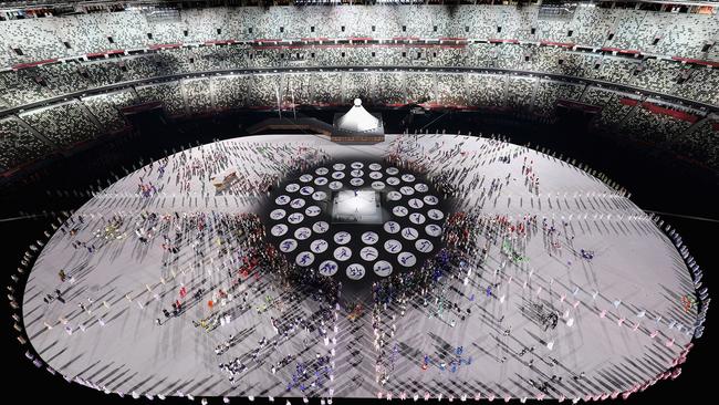 The Opening Ceremony of the Tokyo Olympic Games. Picture: Getty Images