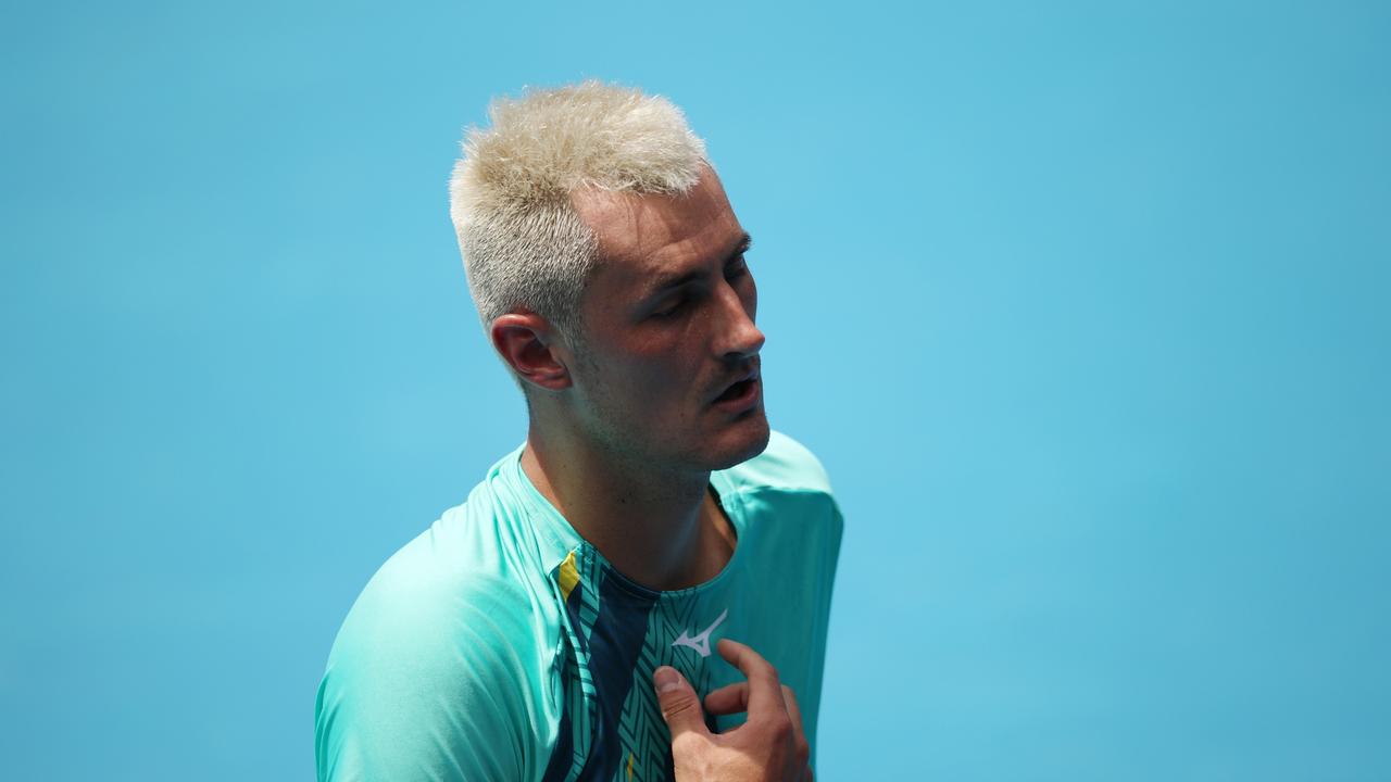 Tomic’s career is at the crossroads. Photo by Graham Denholm/Getty Images