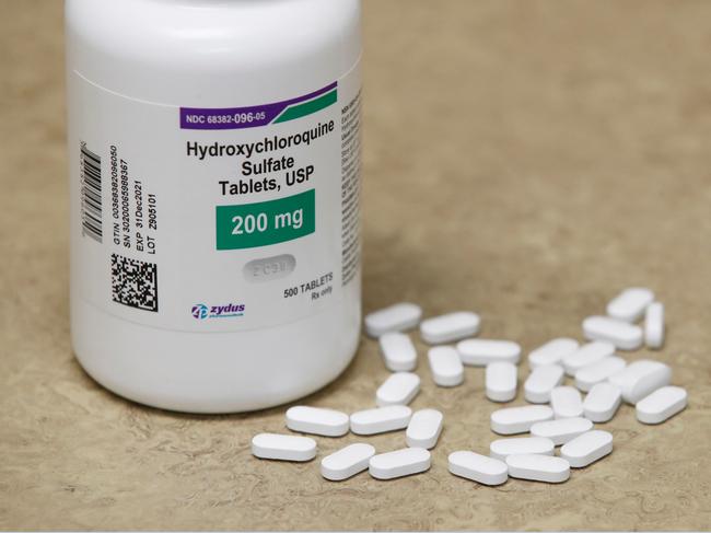 (FILES) This file photograph taken on May 20, 2020, shows a bottle and pills of Hydroxychloroquine as they sit on a counter at Rock Canyon Pharmacy in Provo, Utah. - The United States has delivered two million doses of the antimalarial drug hydroxychloroquine (HCQ) to Brazil to fight COVID-19, the White House said on May 31, 2020, though the drug has not yet been proven effective against the coronavirus. (Photo by GEORGE FREY / AFP)